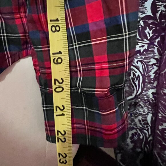 Ralph Lauren‎ red plaid long sleeve button down shirt size L Boys - Picture 10 of 11
